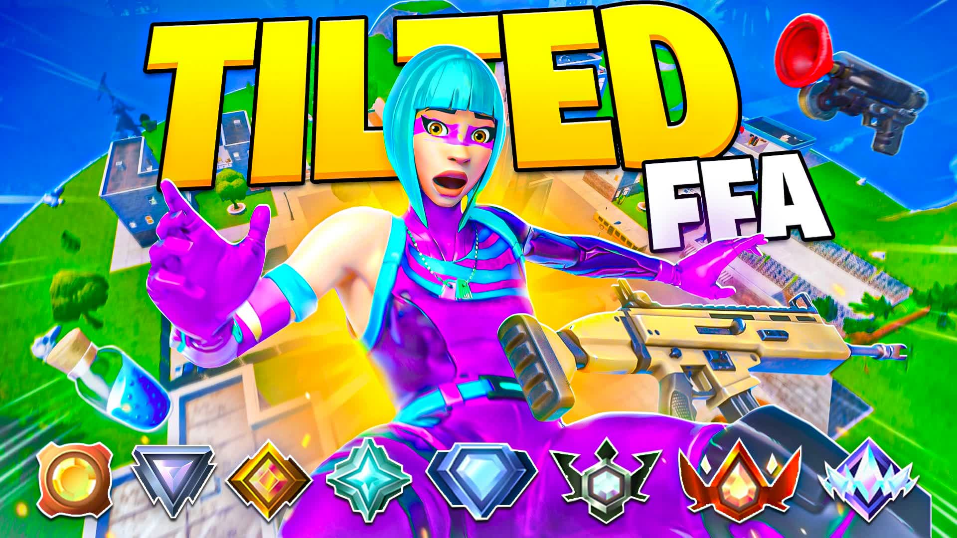 Tilted Towers ALL WEAPONS FFA