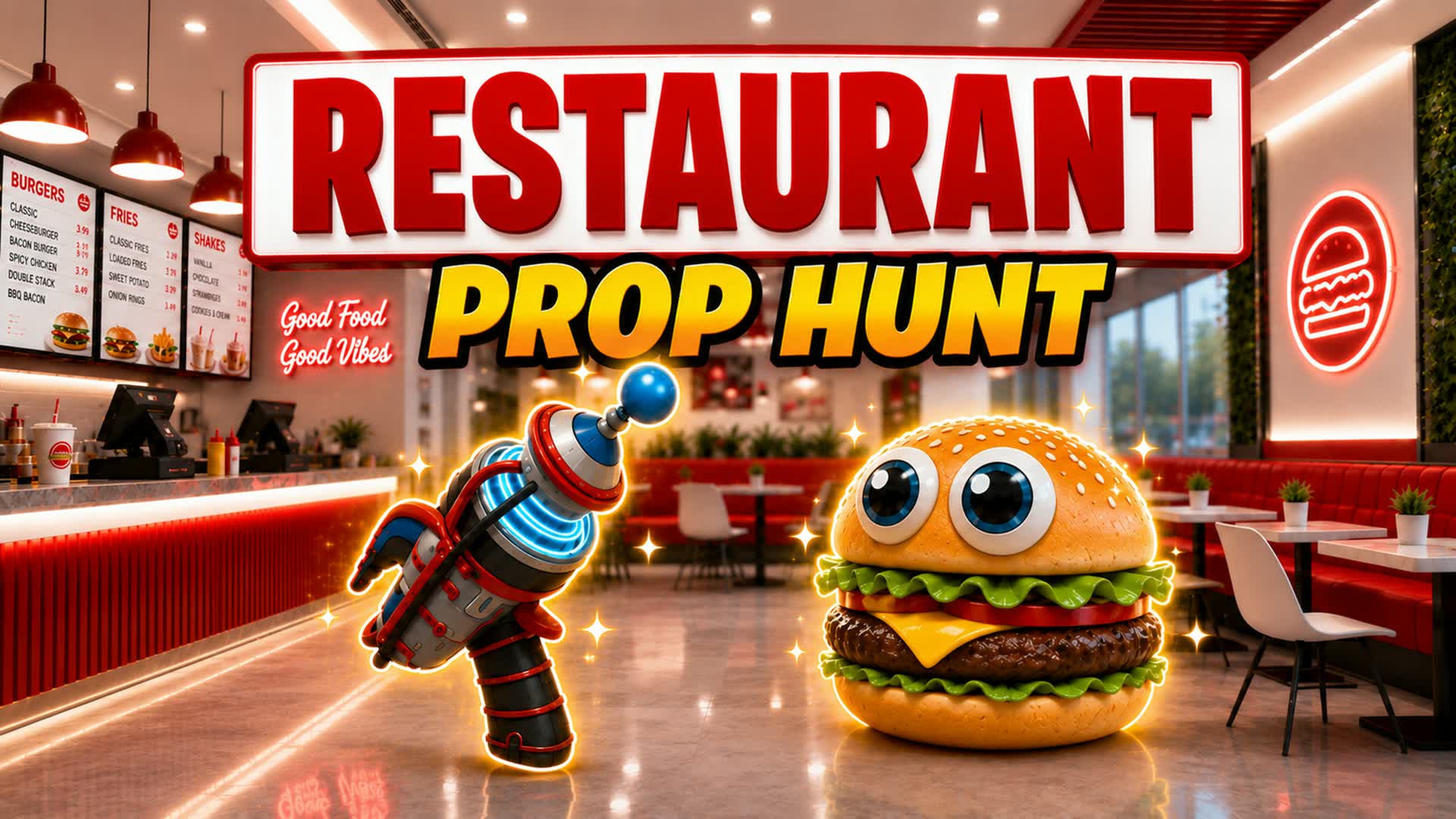 Restaurant Prop Hunt 🍔 Burger