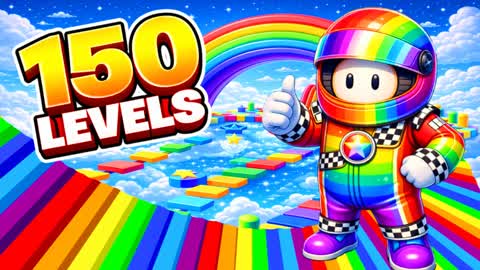 CRAZY 150 LEVEL OBBY PARKOUR🌈