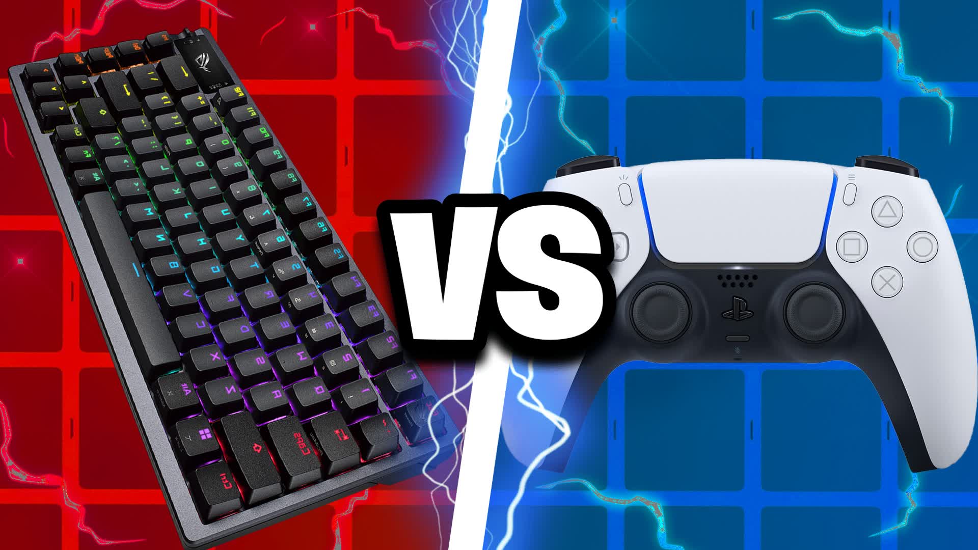 KEYBOARD CONSOLE TWDU RED VS BLUE🔵🔴
