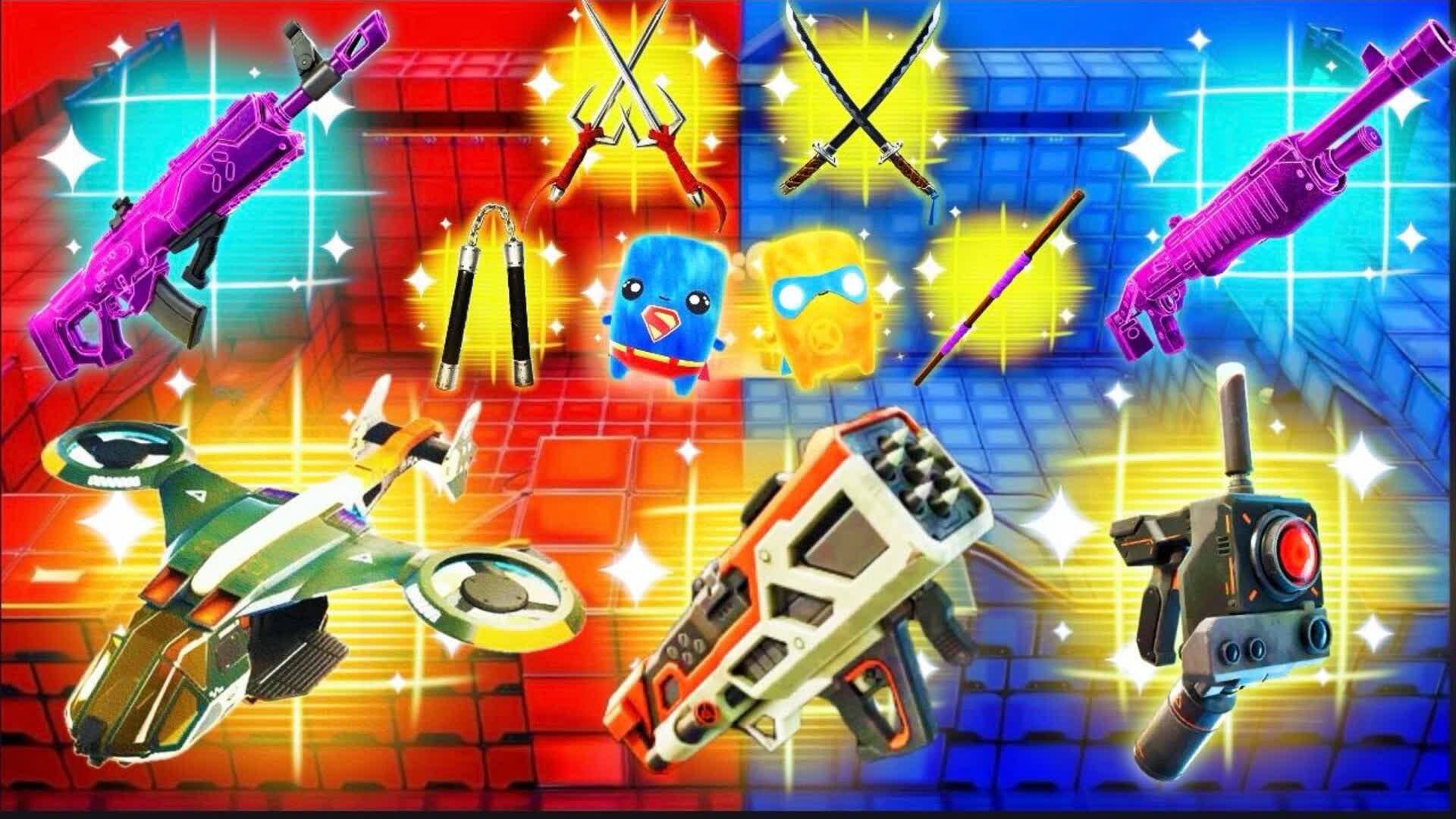 MEGA COMBAT - RED VS BLUE🔴🔵