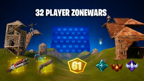 32 PLAYER ZONE WARS! [WZFN]