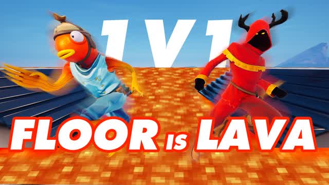 🔥 Floor is lava 🔥 1v1 🔥