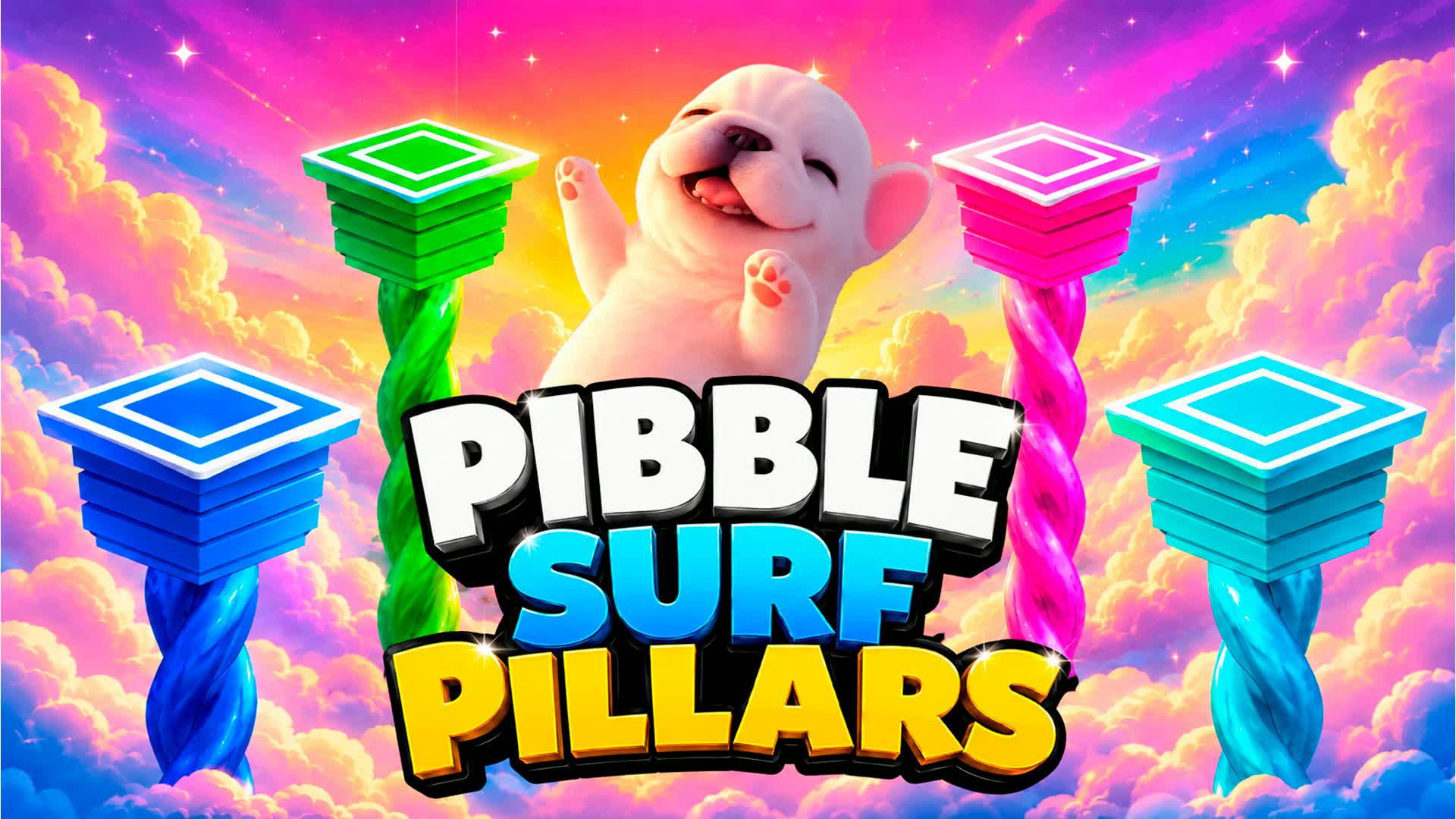 PIBBLE SURF PILLARS 🌈