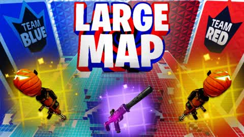 NO BUILD RED VS BLUE 🔴🔵 LARGE MAP