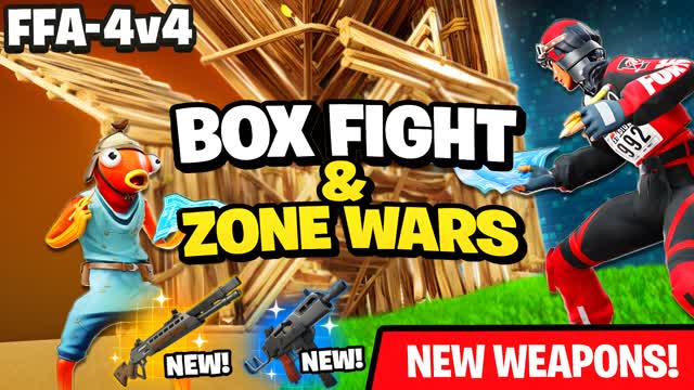 Box Fight & Zone War (FFA TO 4v4)