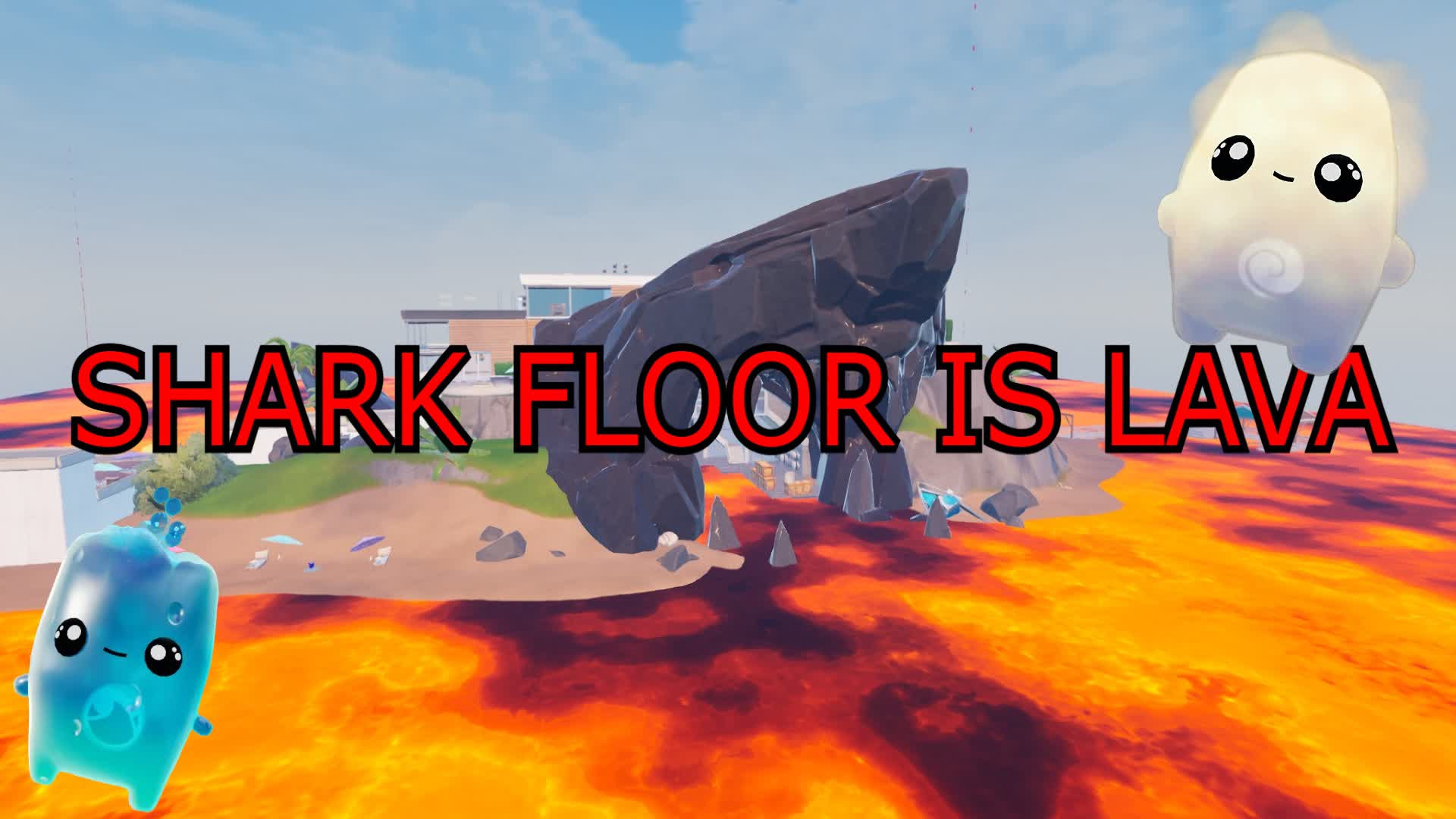 🦈SHARK FLOOR IS LAVA🔥