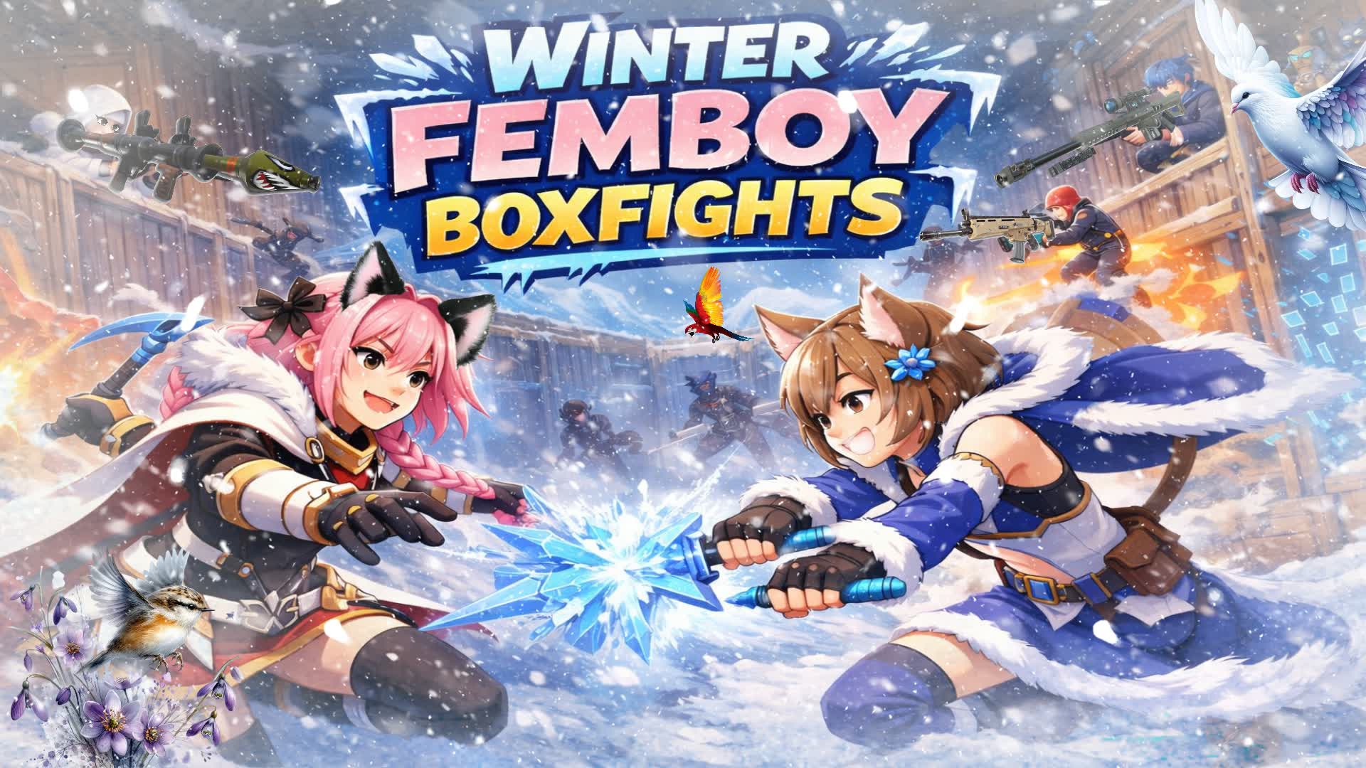 Winter Femboy Boxfights