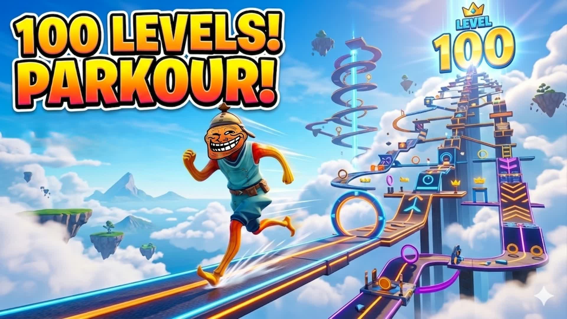 100のレベルの球体型トロルパルクール