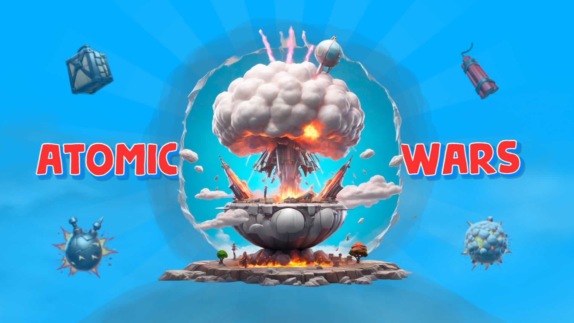 ATOMIC WARS🚀 425463580427 by jakar Fortnite Creative Map Code