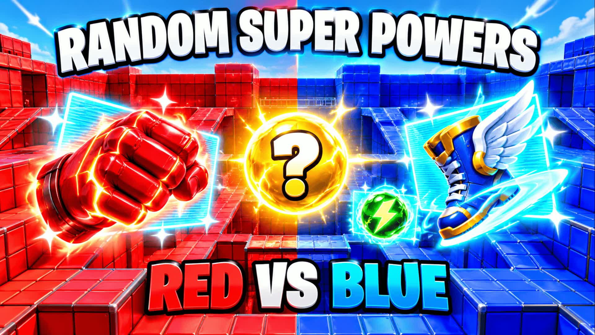 RANDOM SUPERPOWER RED VS BLUE 🔴🔵