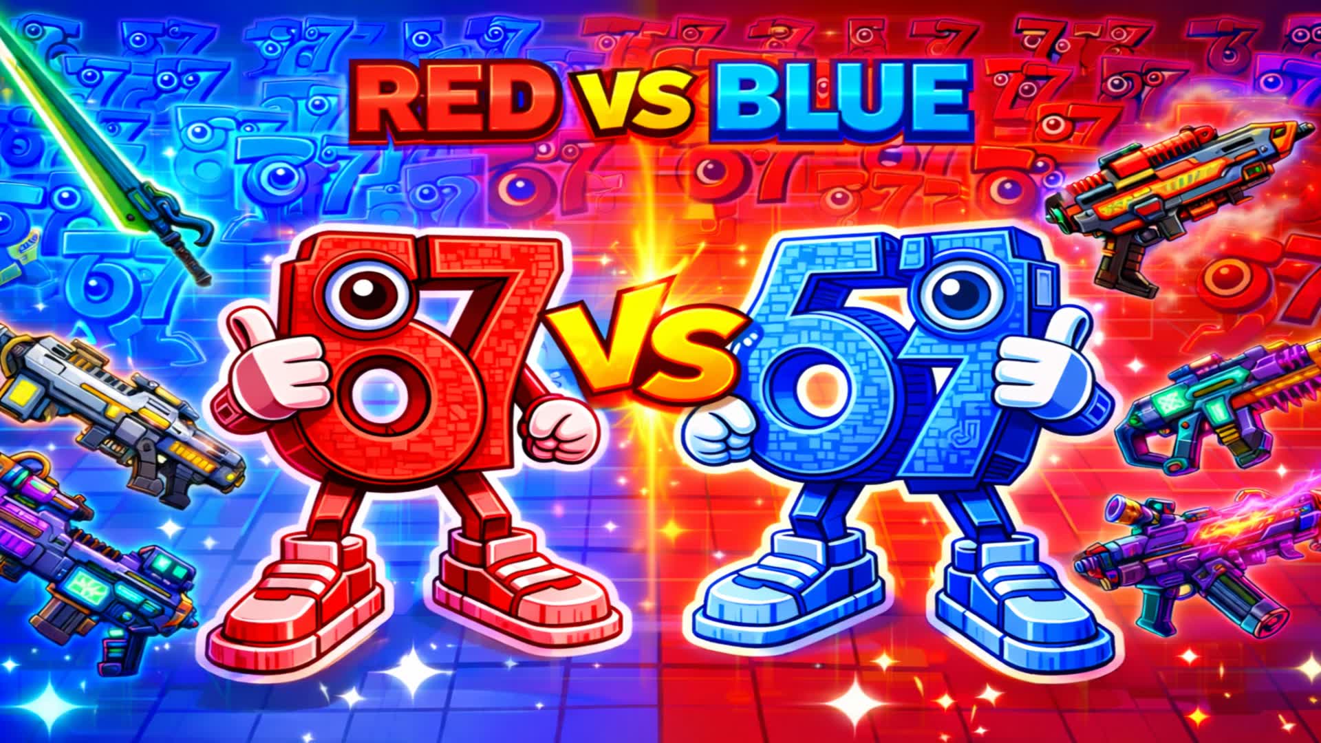 RED VS BLUE 67🔴🔵(SIX SEVEN)