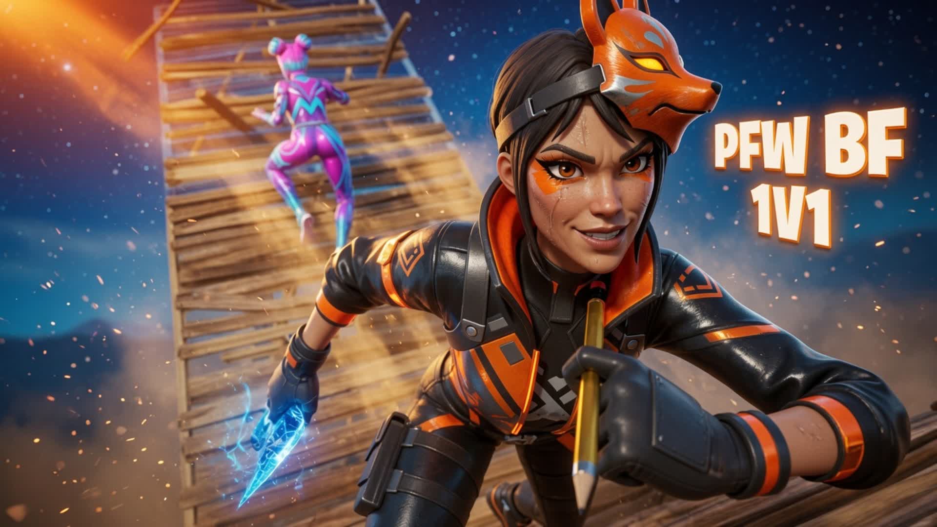 PFW 1V1 BUILD FIGHTS (200 PUMPS)
