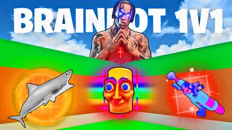 Steal the Brainrot 1v1 FFA ⭐ All Guns