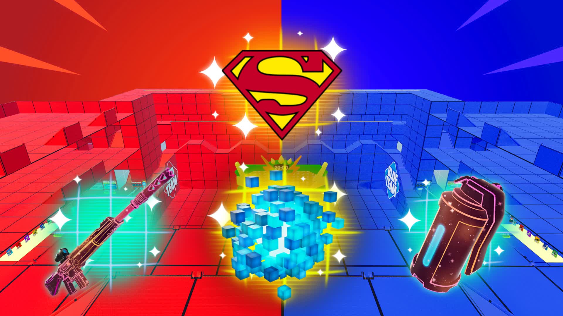OCTOSUPER🦸 - RED VS BLUE🔴🔵