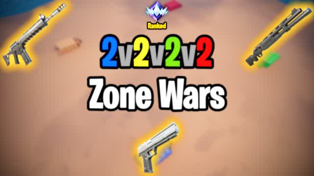2v2v2v2 Zone Wars in desert