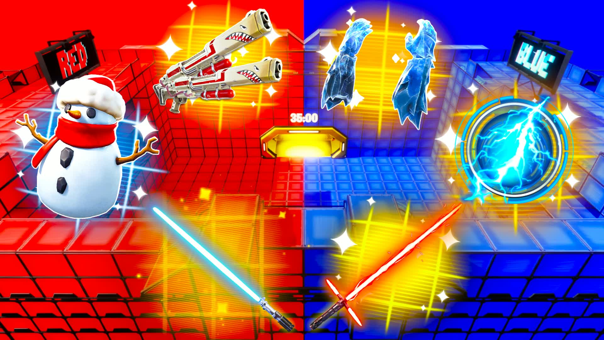 RED VS BLUE STARWARS WARS