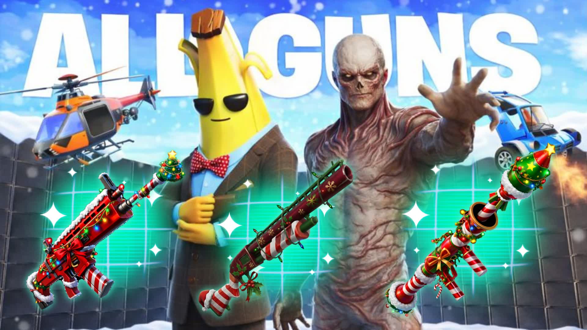 🎄ULTRA 1v1 ALL GUNS AND VEHICLES ⭐🎄