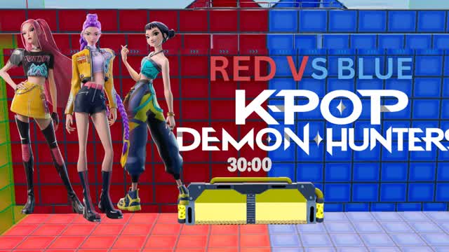 Capture 1 – Red Vs Blue Kpop Demon Hunters Huntrix
