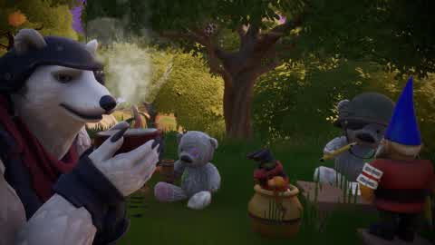 Notshags party Island