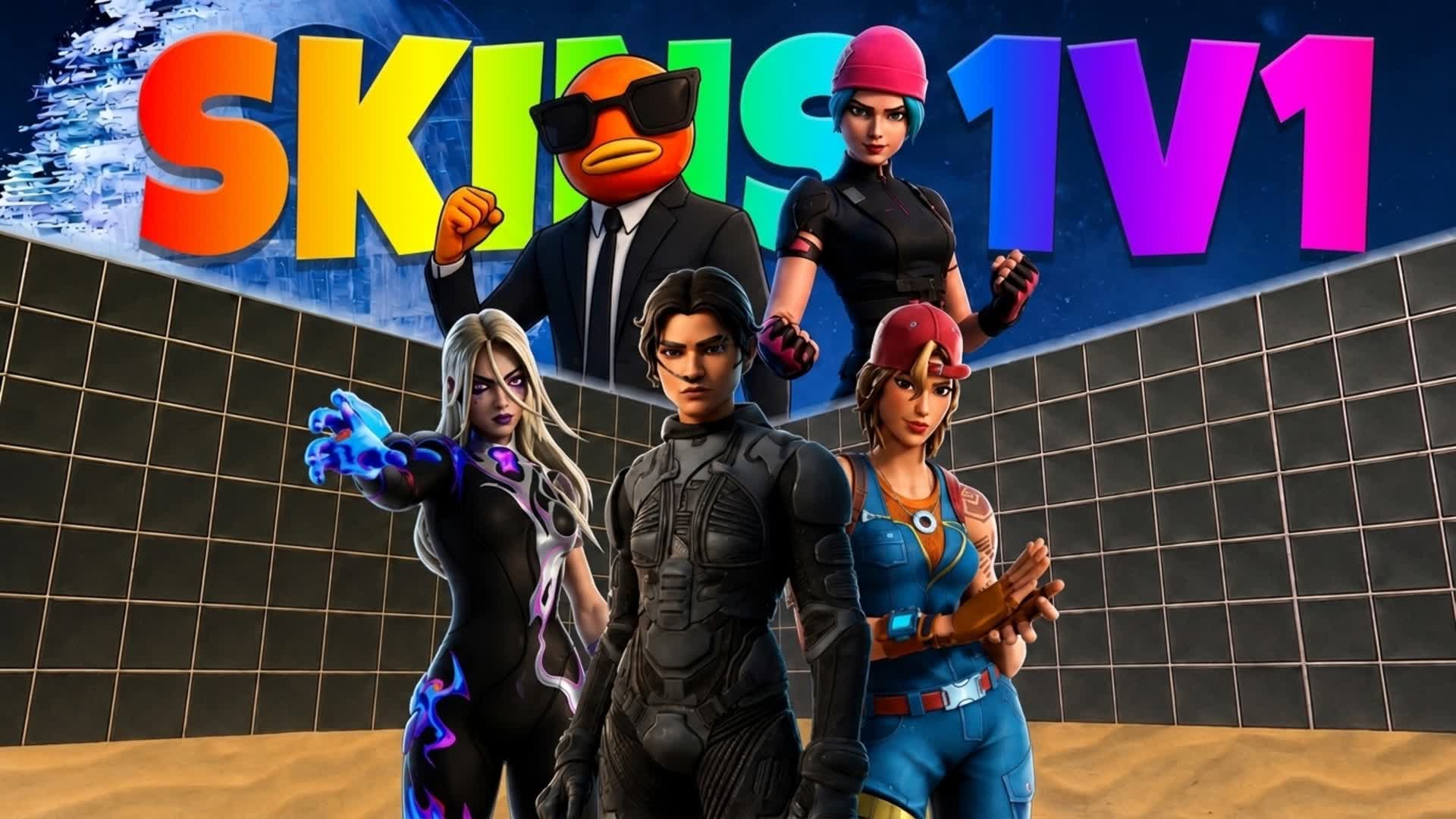 ALL SKINS 1V1 WITH EVERY GUN