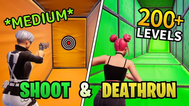 🎯SHOOT🔫 DEATHRUN🏃‍♂️ 200+⭐
