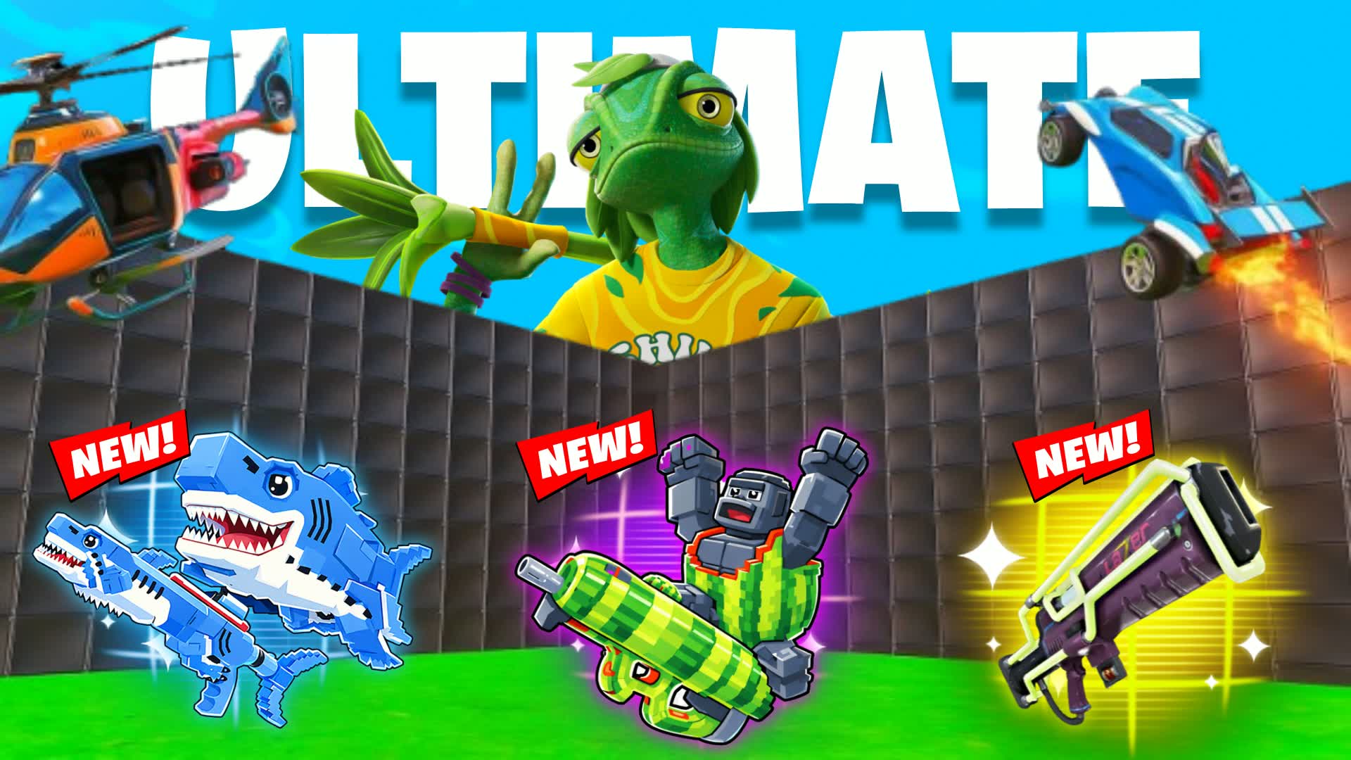 ULTIMATE 1V1 - ALL GUNS & VEHICLES