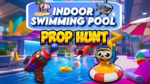 INDOOR SWIMMING POOL PROP HUNT 🐳⛱️