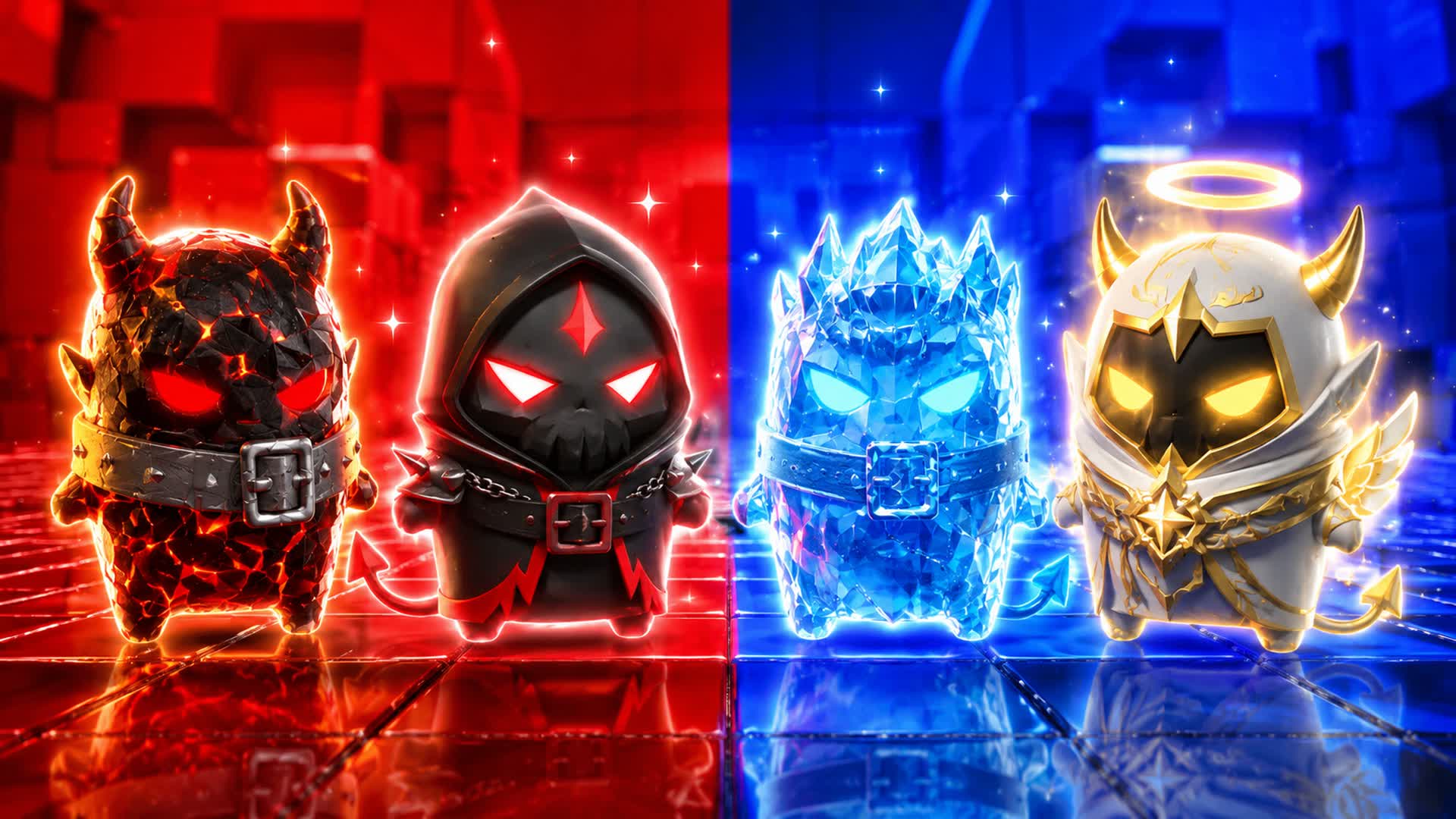 RED VS BLUE 🔴🔵 ANGIE