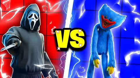 GHOST VS HUGGY RED VS BLUE 🔴🔵 ANDRY