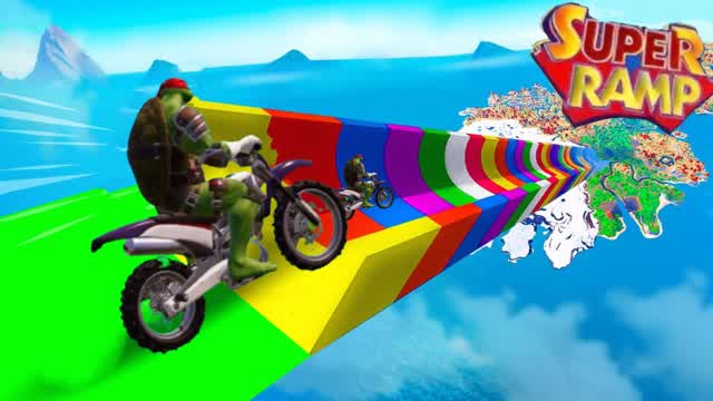 🚗 JOGO DE CARROS TMNT CRAZY RAMP🔥08