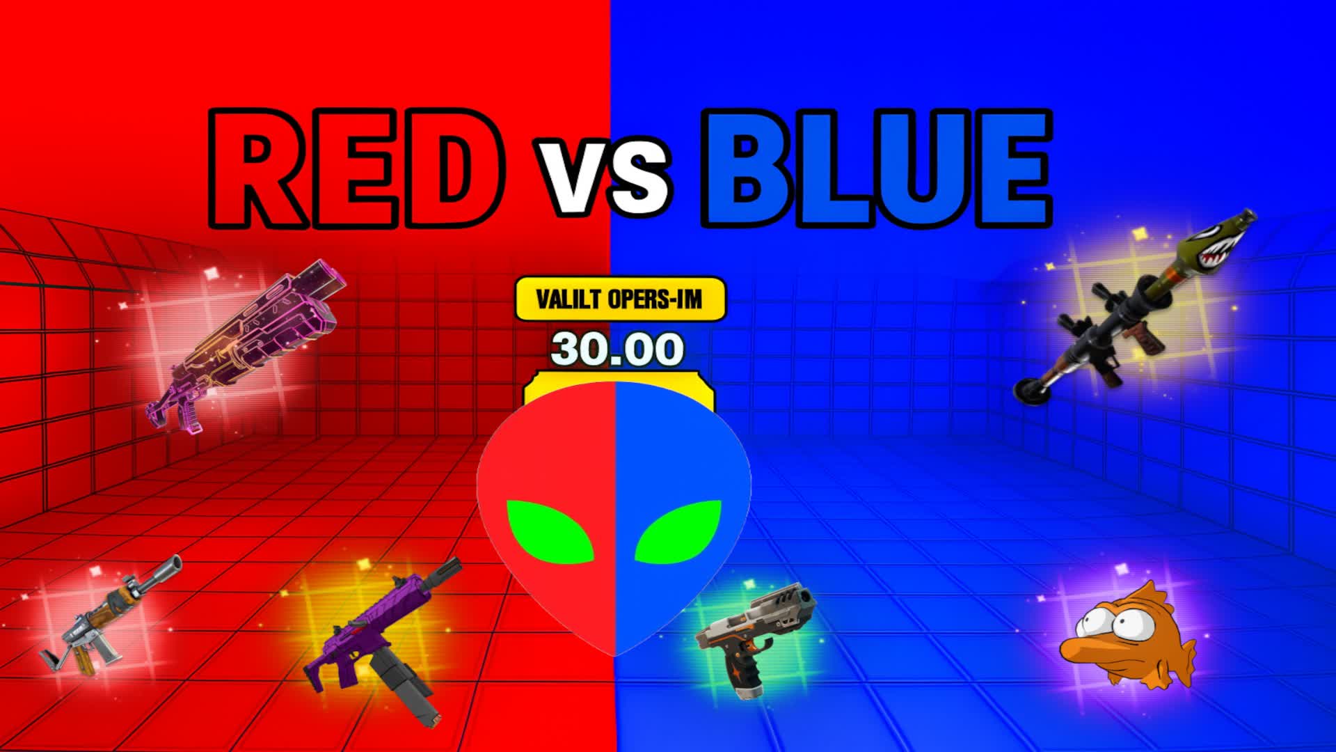ALIEN RED VS BLUE