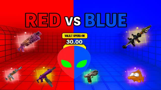 ALIEN RED VS BLUE