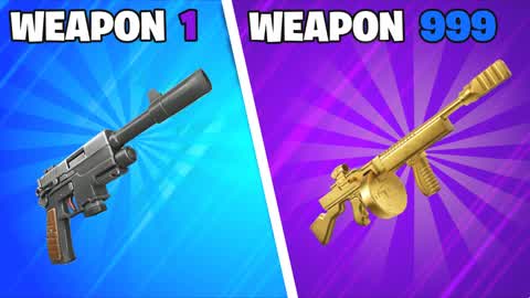 🤣SUPER MEME GUN GAME😂 ONE SHOT🎯