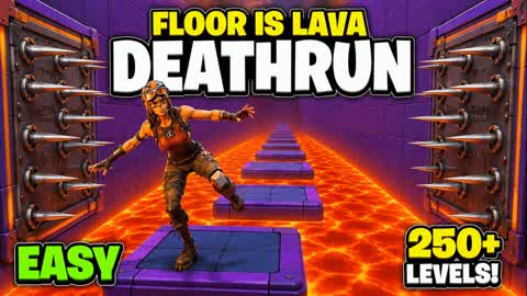 FLOOR IS LAVA DEATHRUN ⭐ 250+ LEVELS