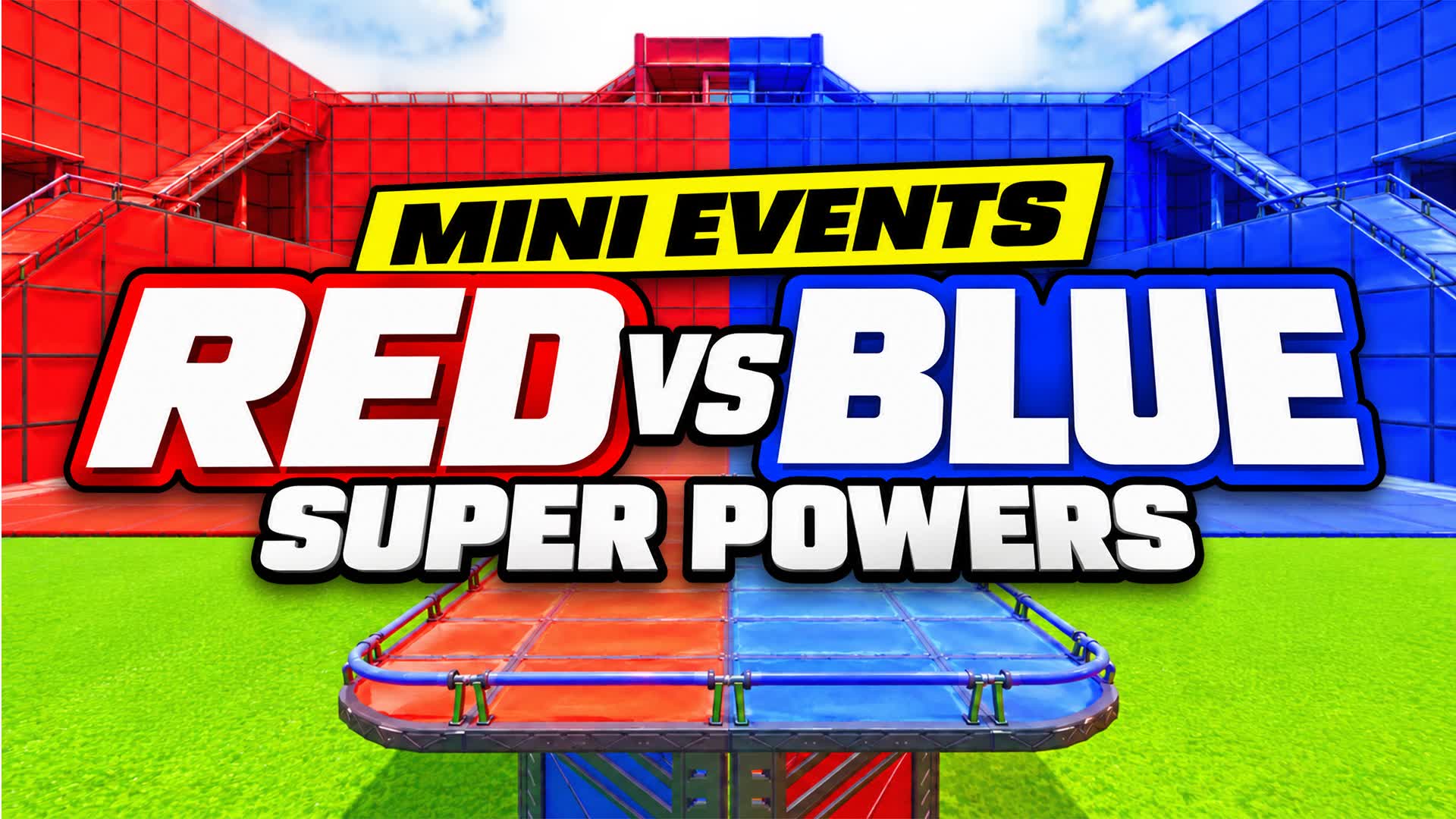 Hyped Red vs Blue - Yushimer 🔴🔵 - Fortnite island 9069-1980-9020 by Yushimer