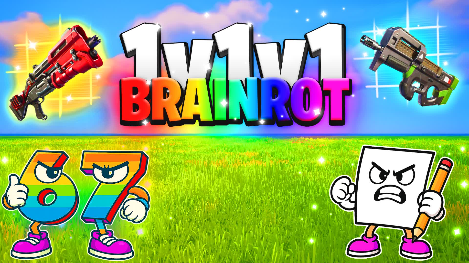 1v1v1 BRAINROT 1v1 REALISTICS FFA