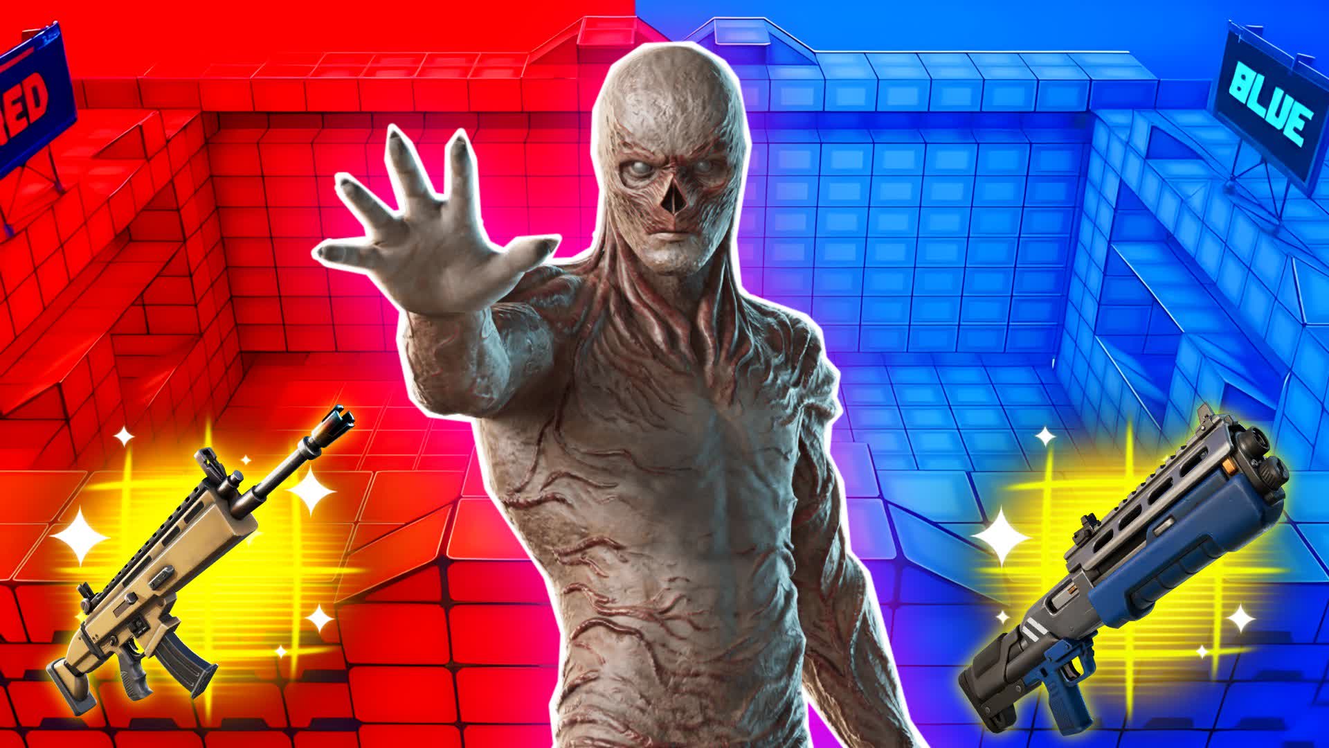 MEGA VECNA RED VS BLUE 🔴🔵