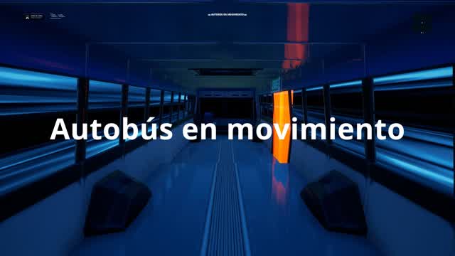 Autobús en movimiento