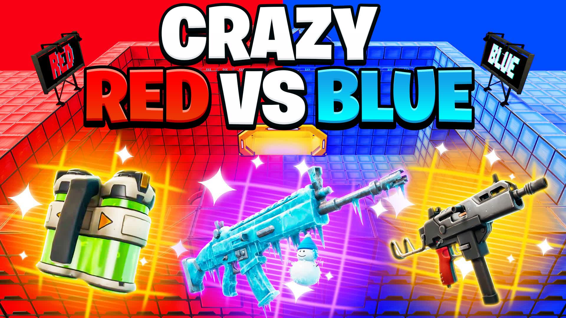 CRAZY TWO RED VS BLUE 🔴🔵