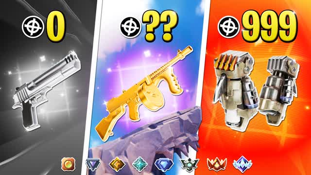 🦈ISLAND GUN GAME🎯ONE SHOT
