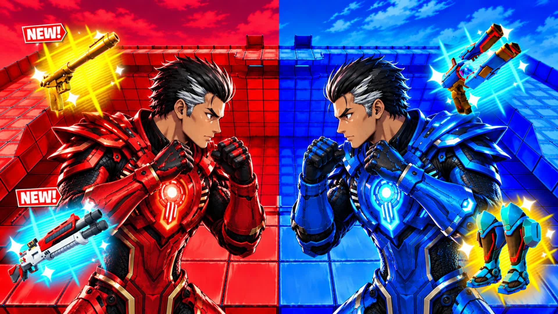 RVB  RED GENO vs BLUE GENO — Fortnite island 9213-4110-3923 by GUMIKLEJZA 67