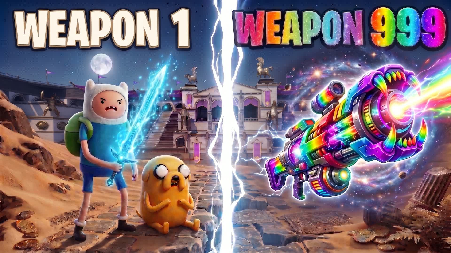 ♾️ DESERT GUN GAME 🔫 ONE SHOT (NIGHT)