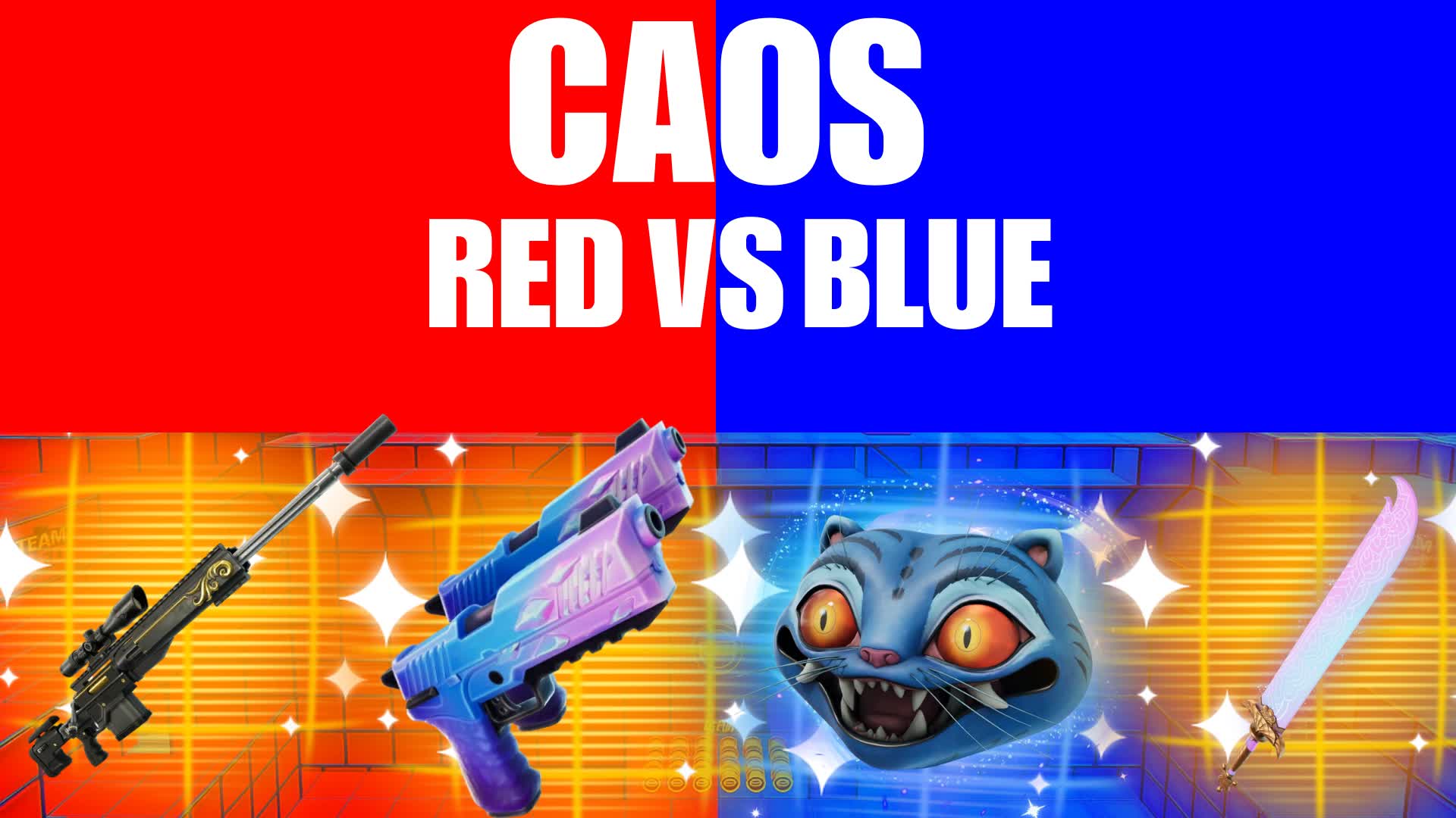 CAOS RED VS BLUE🔵🔴