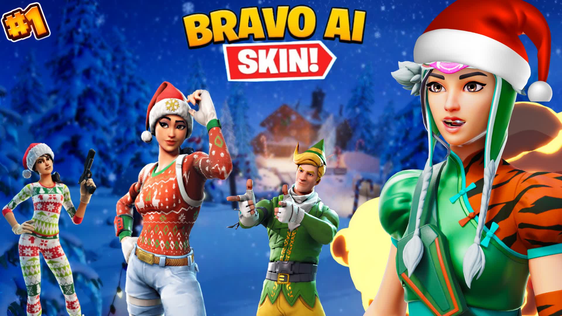 🥇Bravo ai skin🔥*best map*