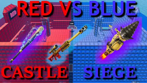 🔴 Red Vs Blue 🔵 - Castle Siege