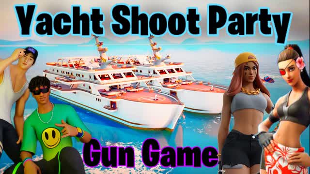 Yacht Shoot Party GUN GAME!