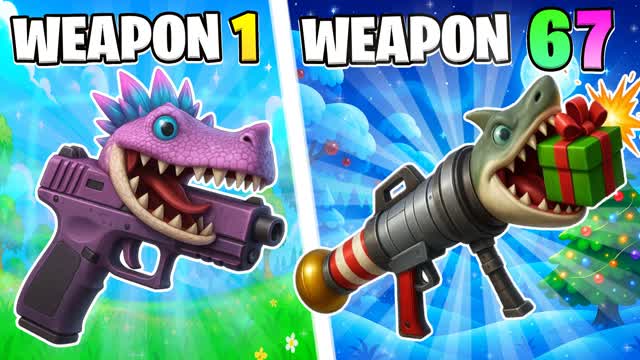 🦖 KLOMBO GUN GAME 🔫 ONE SHOT 🎯 FFA
