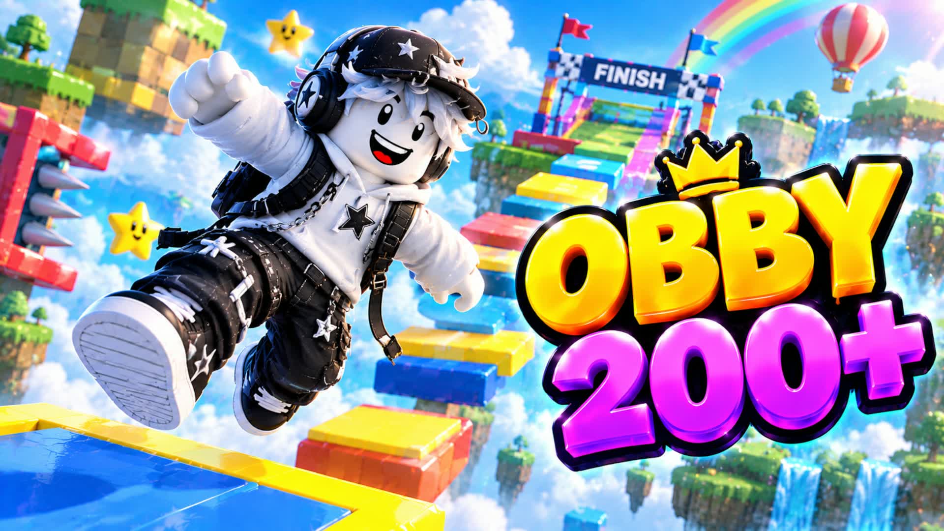 Obby 200 levels - Fortnite island 5896-2140-7705 by mikep_mipi