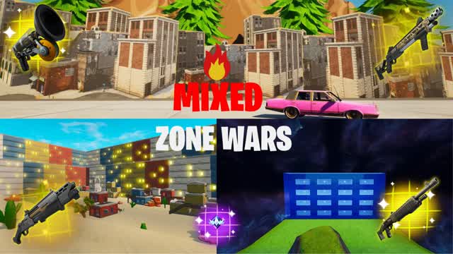 (FIXED)⭐️MIXED ZONE WARS🌀!NEW MAPS SOON